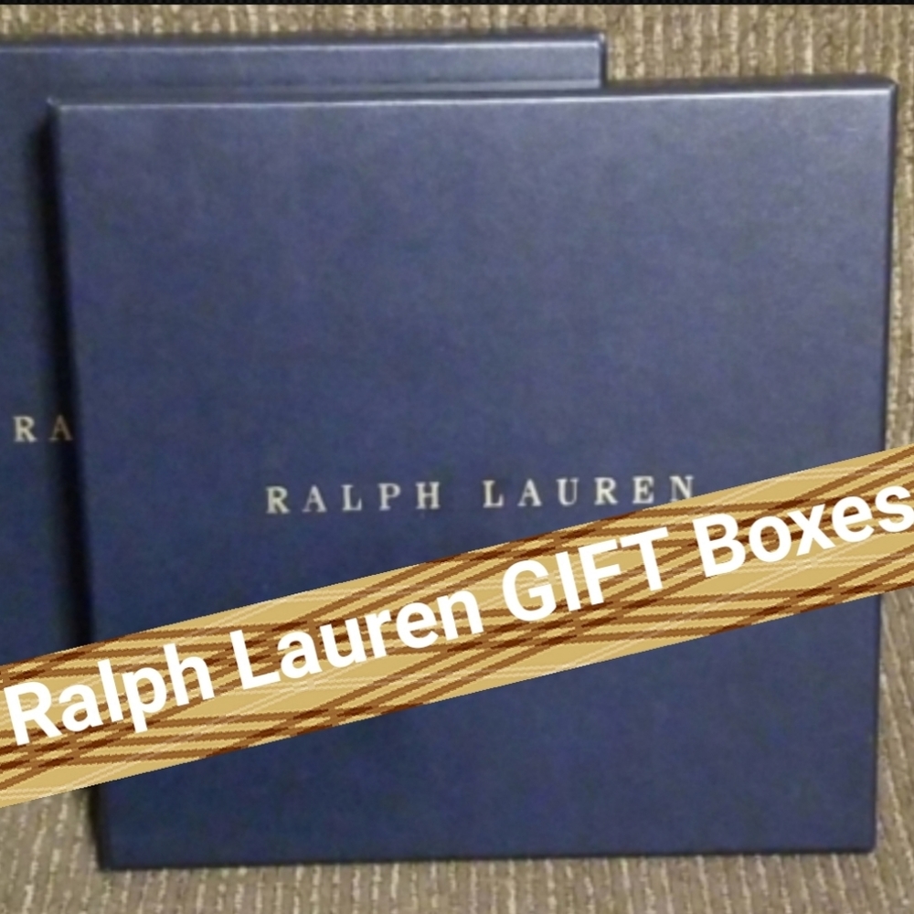 $6 Closeout! Ralph Lauren gift boxes (EMPTY)